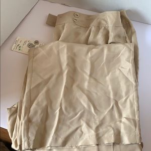 Oscar de la Renta silk pants